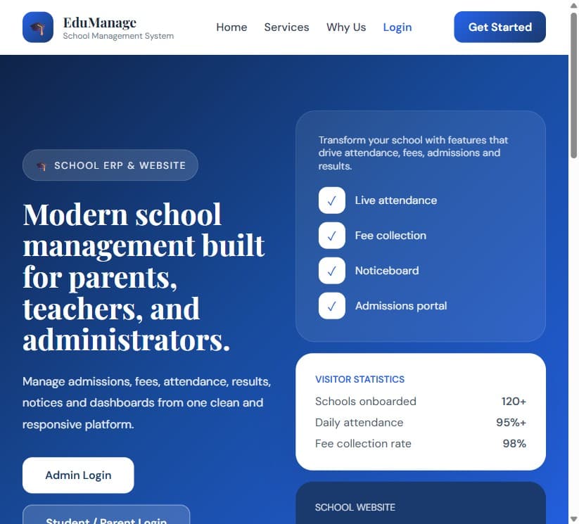 EduManage School ERP